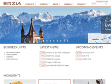 Tablet Screenshot of erzia.com